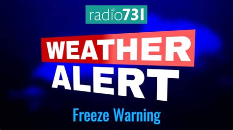 nws freeze warning    west tennessee thursday morning