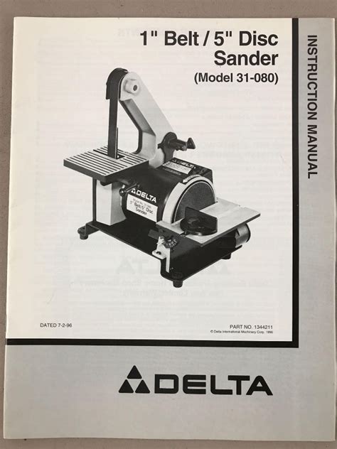 delta    belt  disc sander belt poster