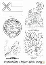 Coloring Pages Mockingbird Symbols Mississippi State Texas California Getcolorings Getdrawings Colorings Divyajanani sketch template