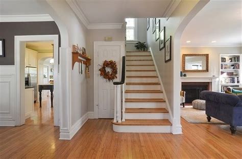 beautiful center hall colonial stairs home decor