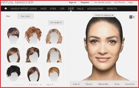 virtual makeover upload photo  awesome hair colour upload