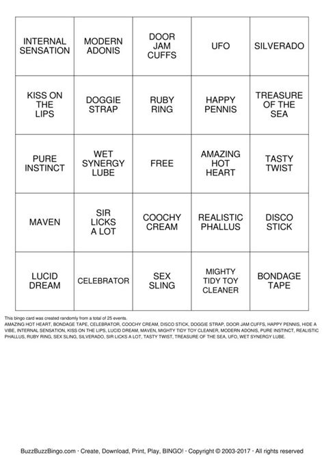 adult bingo cards to download print and customize
