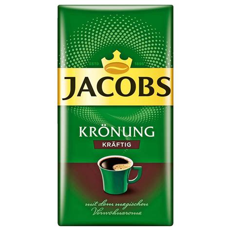 jacobs kronung strong ground coffee  gr  oz german drugstore