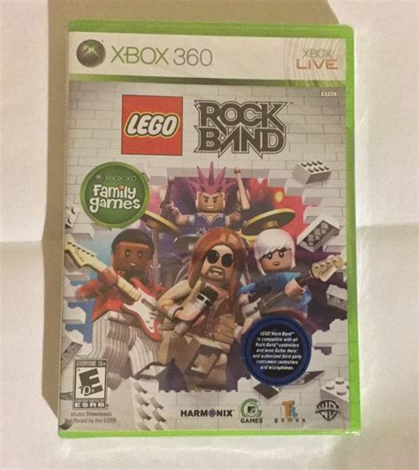 Lego Rock Band Xbox 360 Brand New Factory Sealed