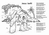 Jezus Leeft Pasen Paasverhaal Dat Bijbel Ziet Bijbelidee Bijbelknutselwerk Downloaden Tradities U0026 Kiezen Rituelen sketch template