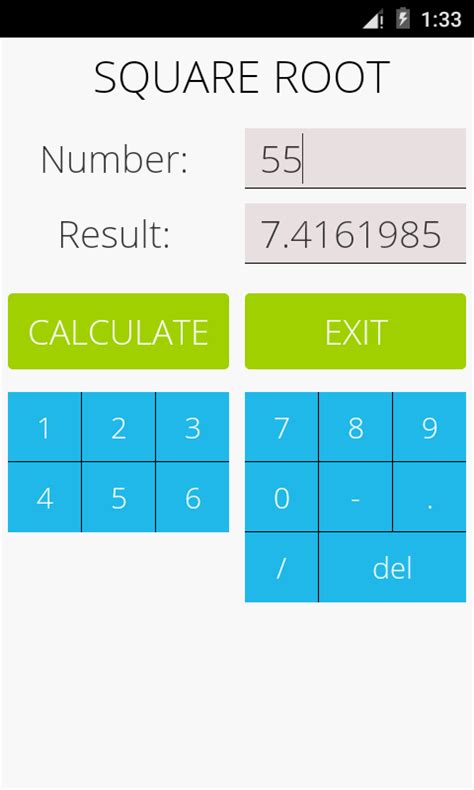 amazoncom square root calculator appstore  android