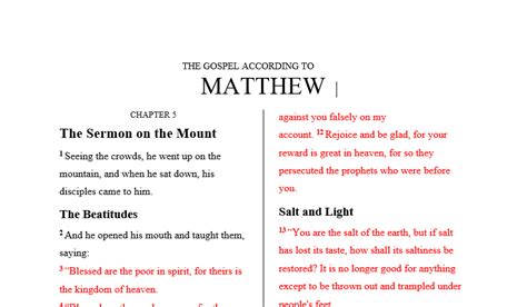 sermon   mount matthew   esv printable  walk