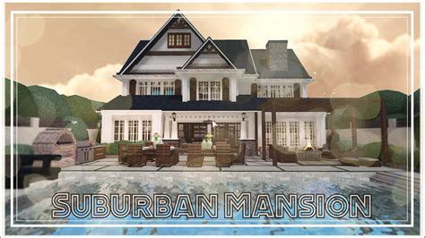 bloxburg suburban family mansion pt   youtube