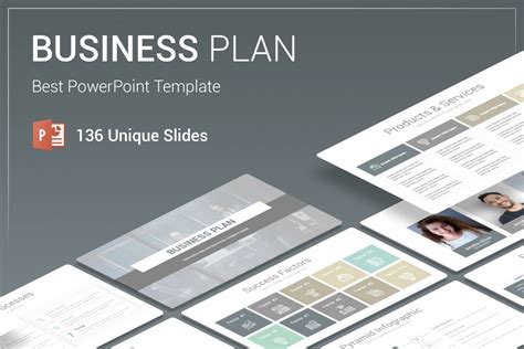business plan powerpoint  template nulivo market