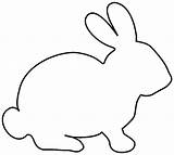 Bunny Rabbit Printable Silhouette Outline Easter Rabbits Colouring Pages Coloring Template Templates Clipart Printables Stencil Peter Bunnies Sheets Velveteen Head sketch template