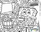 Spongebob Squarepants sketch template