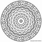 Coloring Mandala Printable Pages Meditate Health Adults sketch template