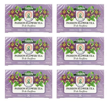 Tadin Pasiflora Passion Flower Herbal Tea Made In Usa 24 Bags 6