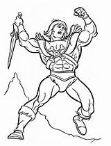 Princess Coloring Ra She He Man Pages sketch template