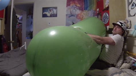 gl1200 giant airship balloon inflated by mouth youtube