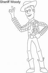 Coloring Pages Woody Toy Sheriff Kids Print Printable Color Toys Getcolorings sketch template