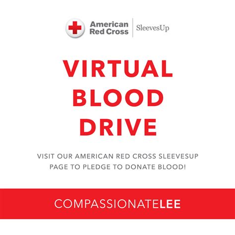 virtual blood drive social graphic ig lee associates