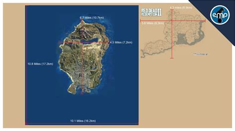 Rdr 2 Map Scale And Compared To Gta 5 Watch Updated Video In The
