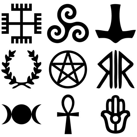 neopagan religious symbols religionfacts