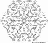 Mandala Coloring Pages Geometric Printable Lotus Flowers Geometry Mandalas Steampunk Sheets Flower Book Drawing Celtic Age Popular Patterns Pdf Visit sketch template