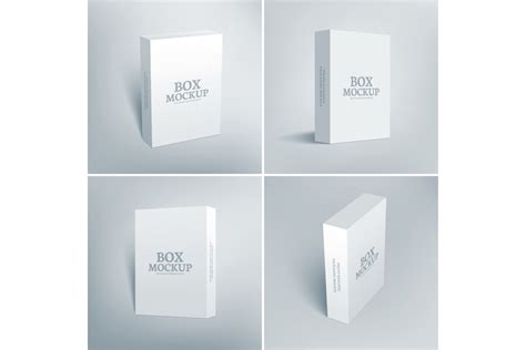 software packaging box mockup product mockups creative market