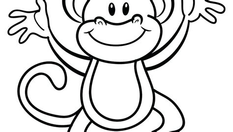 baby monkey coloring pages  getcoloringscom  printable