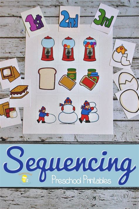 step sequencing cards  printables  preschoolers