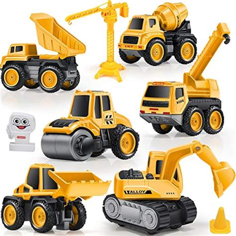 construction truck toys vehicles site kids engineering cars playset boys dump ebay