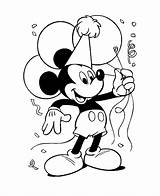 Mickey Coloring Printable Kids Print Pages Color Disney Friends sketch template