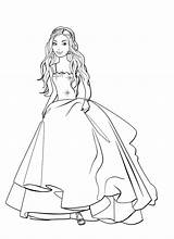 Barbie Prom Coloring Print Barbi Pages все категории раскраски из Color sketch template