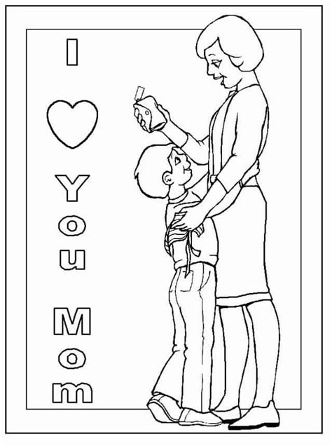 mothers day coloring pages  printable mothers day coloring pages