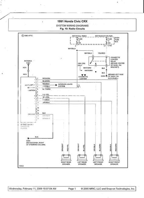 civic radio wiring diagram knit bay