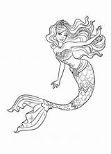 Sirene Merman Colorat H2o Plansa Planse Adventures Copii Getdrawings sketch template
