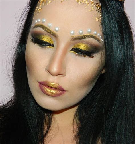 Greek Golden Goddess Halloween Makeup Tutorial Fashionisers