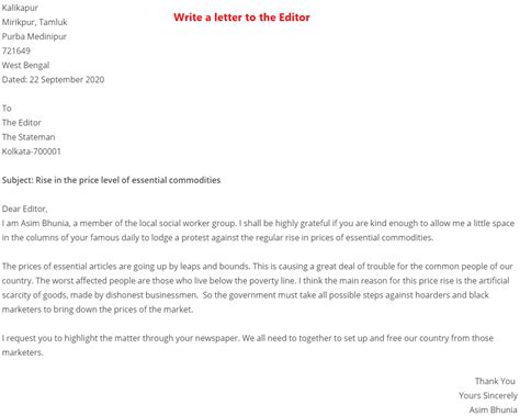 write  letter   editor   newspaper    education