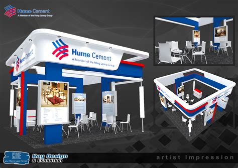 hume cement booth design exhibition booth contractor malaysia invent
