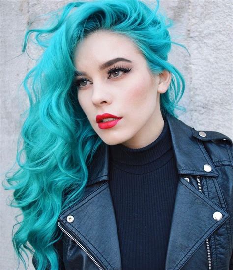Atomic Turquoise Hair Dye By Laurencalaway Edgy Hair Color Cool Hair