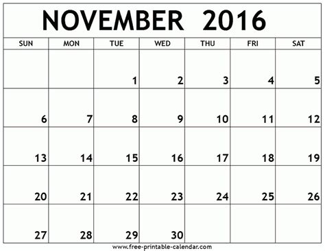 november 2016 printable calendar paso robles wine country alliance