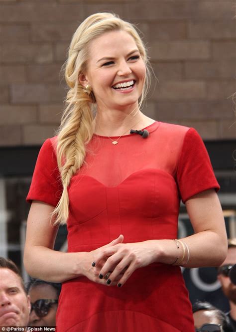 jennifer morrison makes an impression in sizzling one piece during
