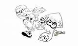 Splatoon Inkling Squid Orig07 Scribblefun Malvorlagen Colorier Jungen Shenouda Ninjago Jeux Drucken sketch template