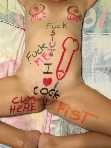 Slut Wife Body Writing 27 Pics Xhamster