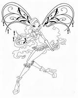 Winx Layla Coloring Pages Print Leyla Color Kids Sirenix sketch template