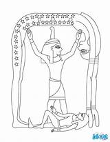 Egyptian Shu Egypt Goddess Shou Egipcia Deity Egypte Egipcios Deidad Colorier Coloriages Diosa Egipcio Dioses Goddesses sketch template