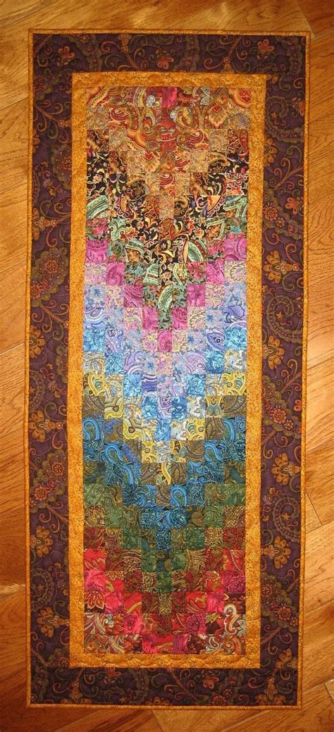 art quilt paisley passion fabric wall hanging by tahoequilts art