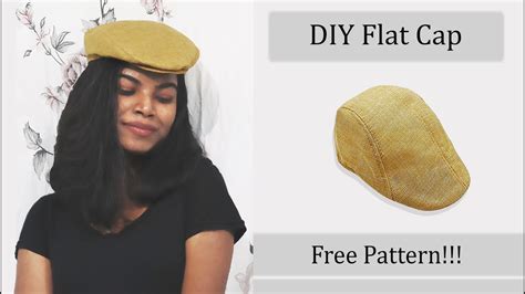 diy flat cap    flat cap  pattern flat cap tutorial