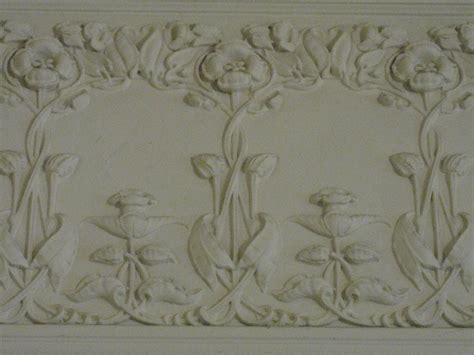 art nouveau mouldings   picture rail   drawin flickr