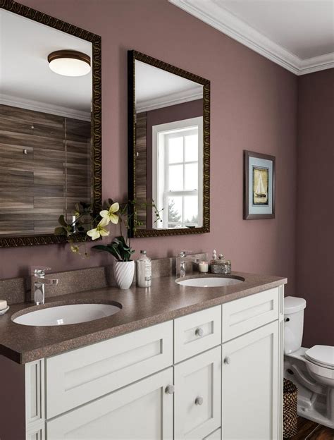 give  bathroom  instantly luxe feel  rich espresso browns