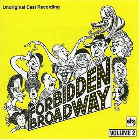 cd forbidden broadway original off broadway cast 1985