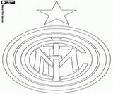 Inter Milan Serie Emblem Coloring Emblems Flags League Italian Football Pages Logo Ac Lazio sketch template