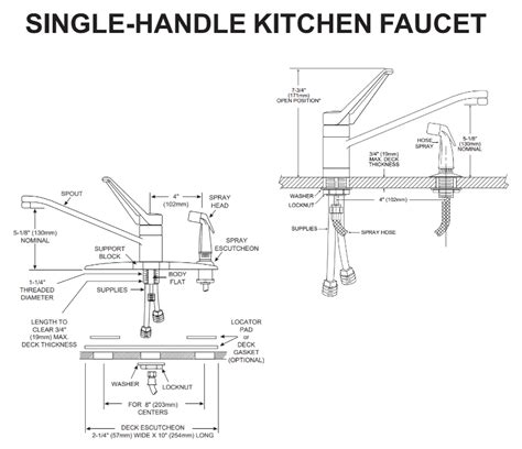 moen single handle kitchen faucet parts diagram reviewmotorsco